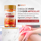 Artrolívio XGrowth Brasil 1000mg – Colágeno Tipo II + Curcumina + MSM | Suplemento para Saúde das Articulações (60 Cápsulas)