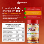 VITALB XGrowth Brasil – Complexo B Ultra Concentrado | Energia, Foco e Disposição Diária (60 Cápsulas de 500mg)