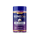 SONOFLEX XGrowth Brasil – Suplemento para Sono Profundo e Relaxante | Melatonina, Triptofano, Magnésio e Vitaminas B + D3 (60 Cápsulas)